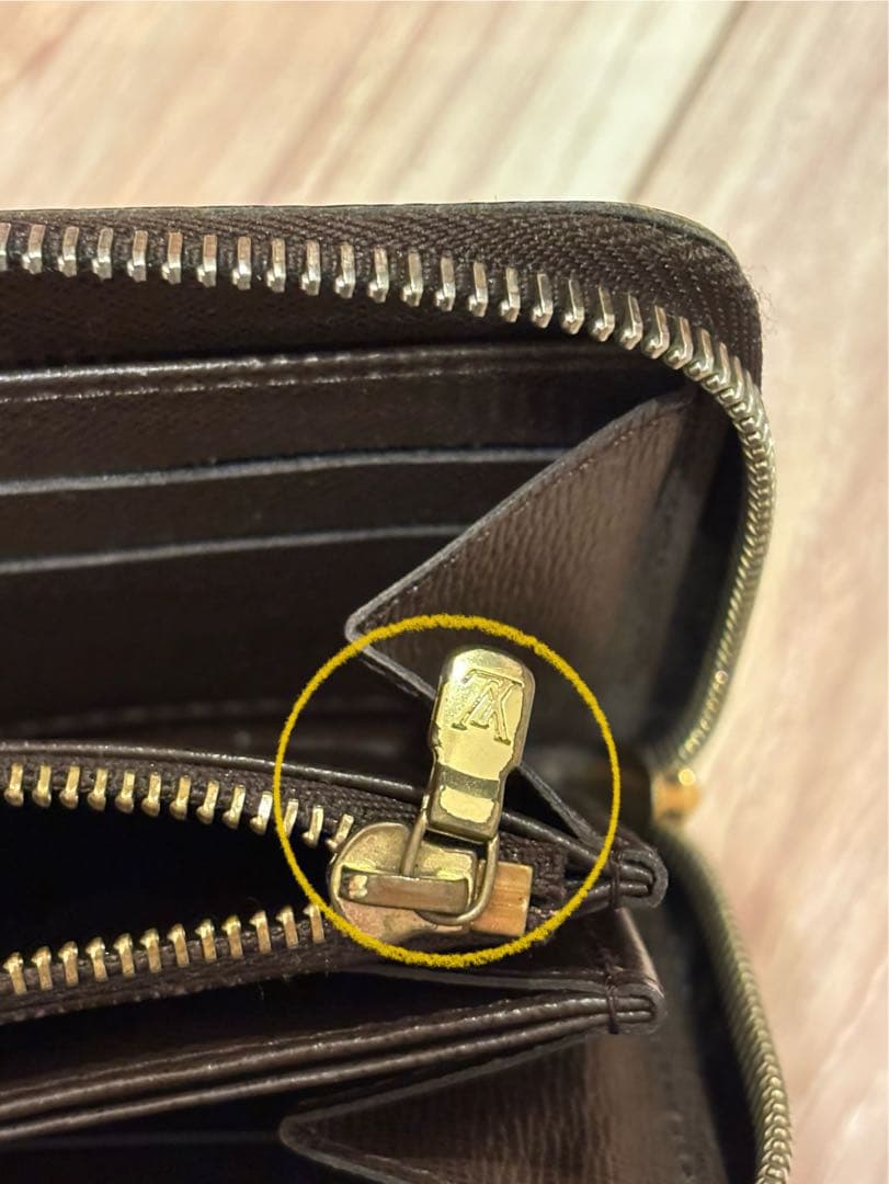 【値下げ】Louis Vuitton ダミエ長財布