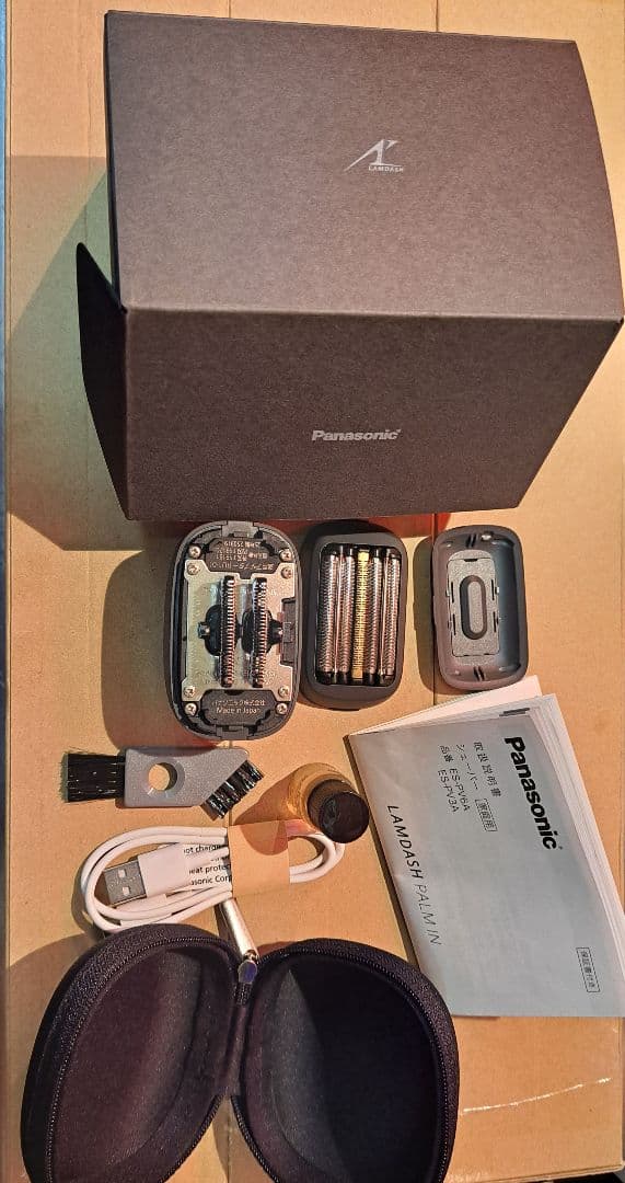 パナソニック ラムダッシュ パームインシェーバー ES-PV3A-K ほぼ未使用