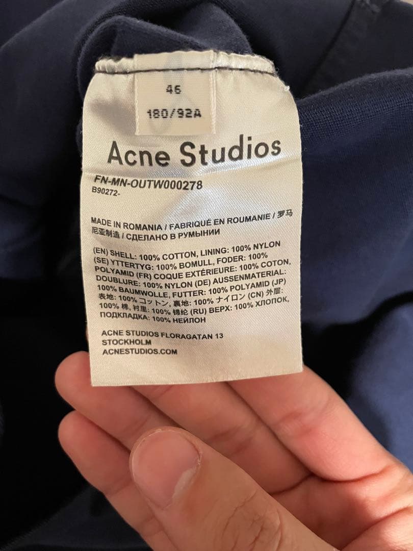 トップス Acne Studios Cotton Twill OverShirt