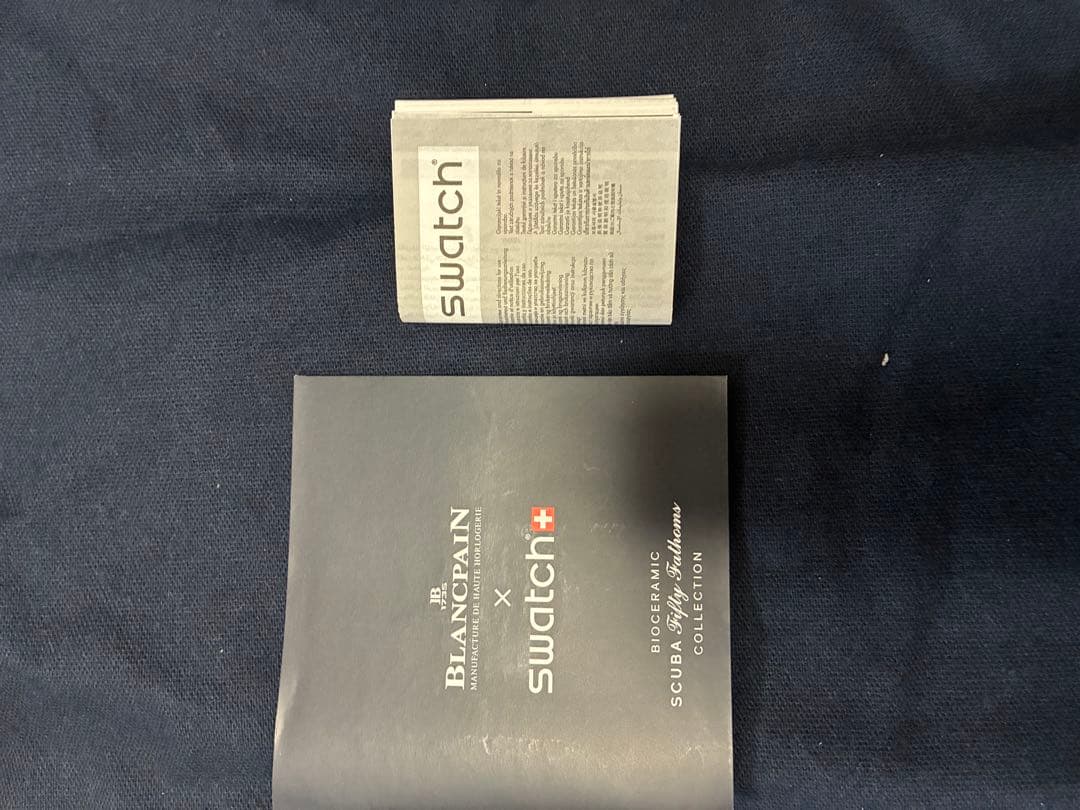 Swatch Blancpain コラボ 時計 オレンジ
