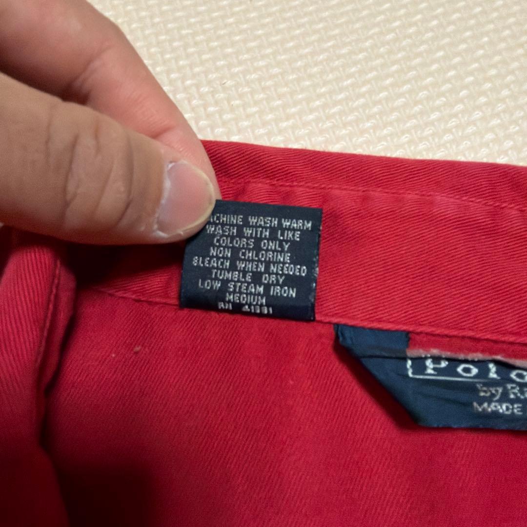 90's赤 ラルフローレン スイングトップ