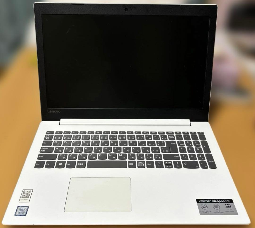 【中古品】ノートパソコン Lenovo ideapad330 動作確認済み