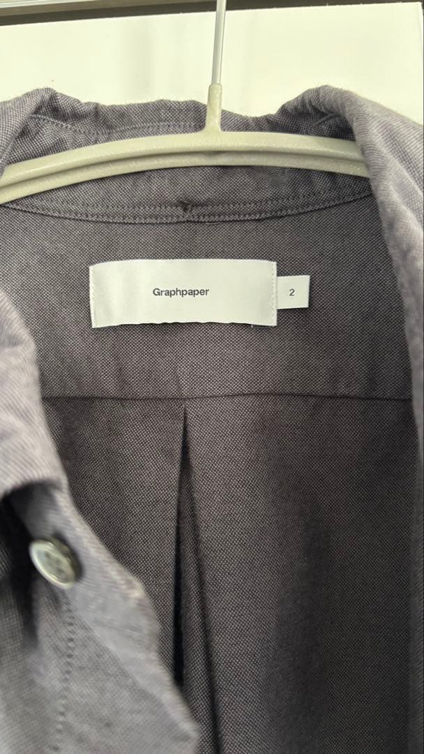 Graphpaper グレー 長袖シャツ サイズ2