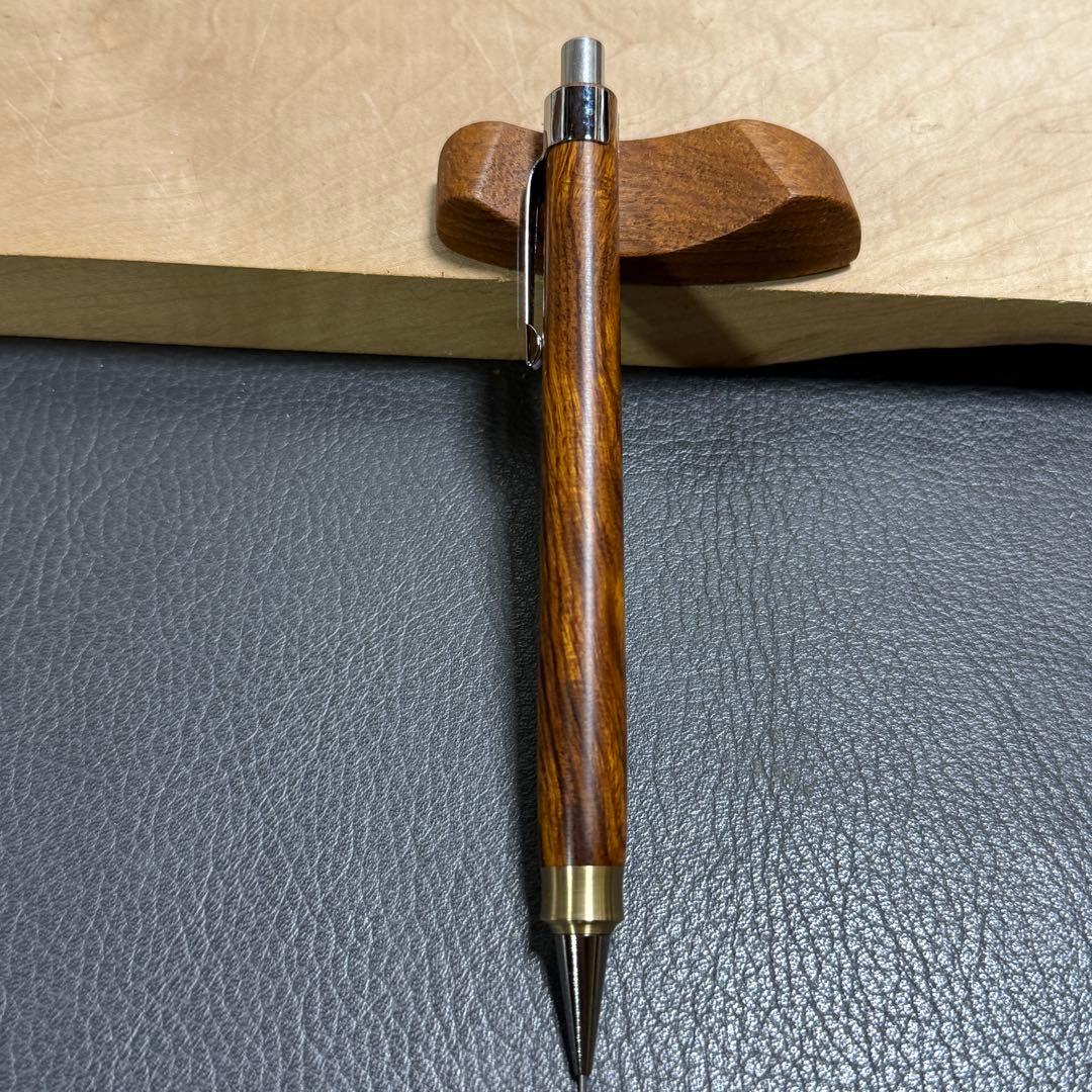 202デザートアイアンウッド　木製シャーペン　最強低重心ダブルR 真鍮