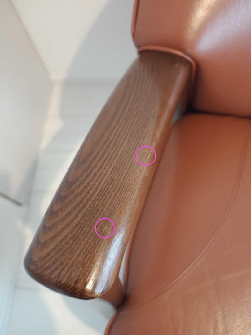 アサヒ家具　Vigor 3P 本皮ソファー