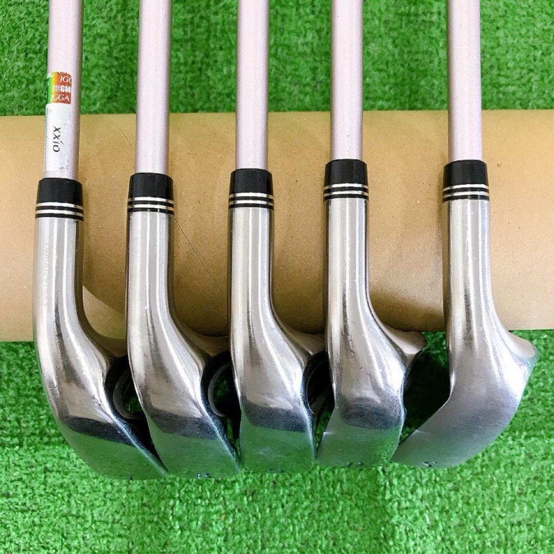 専用タ78★ゼクシオナイ 5本レディースアイアンセット A MP900Lボルドー