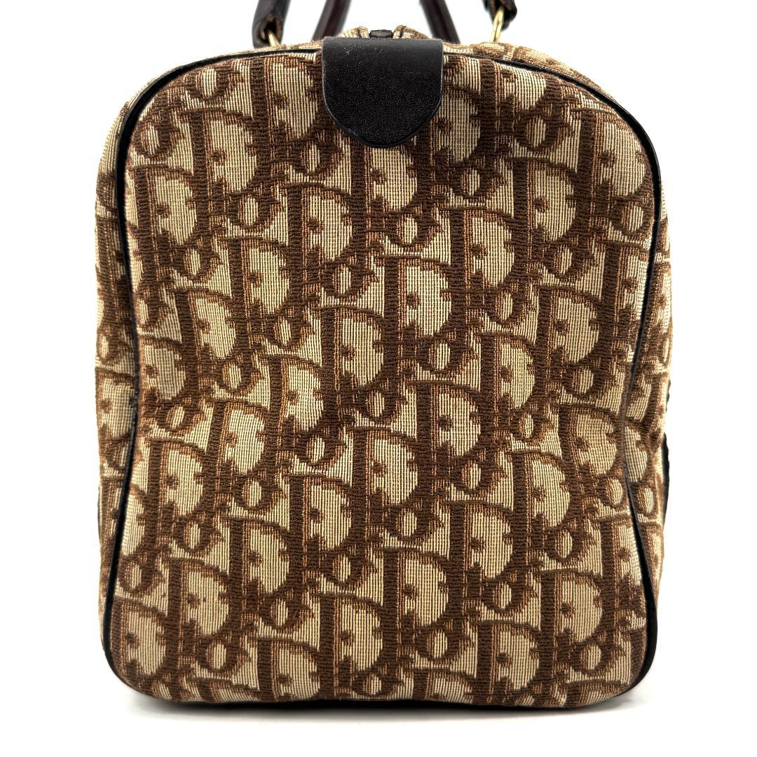 【美品】 Christian Dior トロッター キャンバス ボストンバッグ