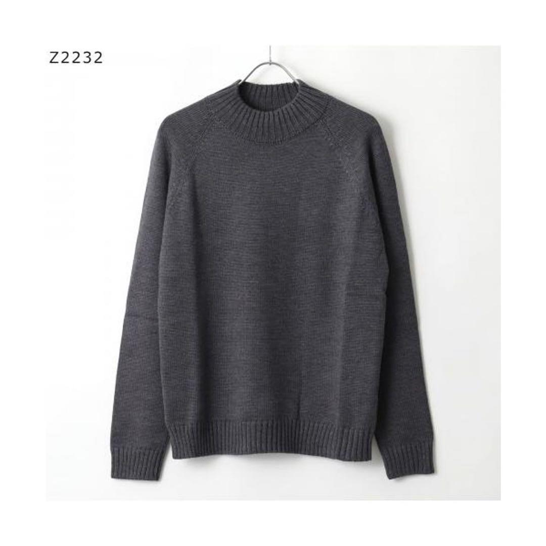 【着用１回のみ】ZANONE 5ゲージ モックネック25AW 44 定価6.8万