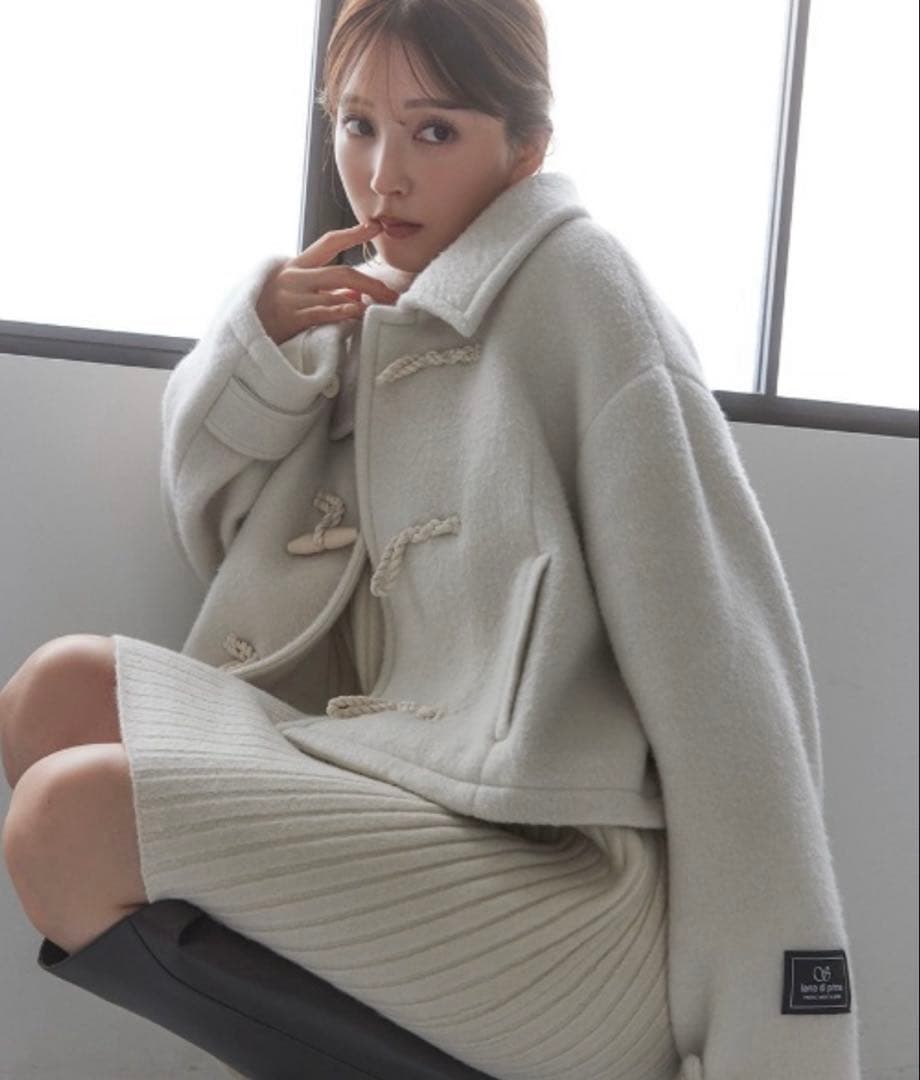 ウールシャギーショートダッフル SNIDEL ダッフルコート　スナイデル