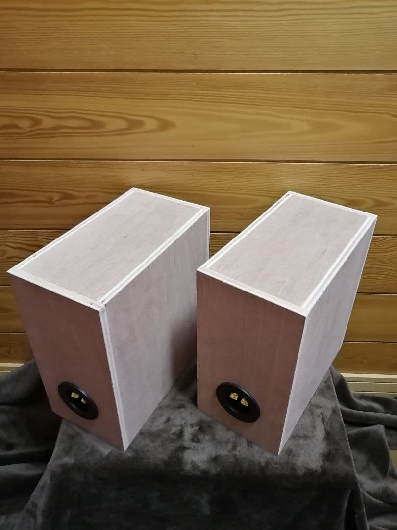 4段バスレフ箱 無塗装ペア