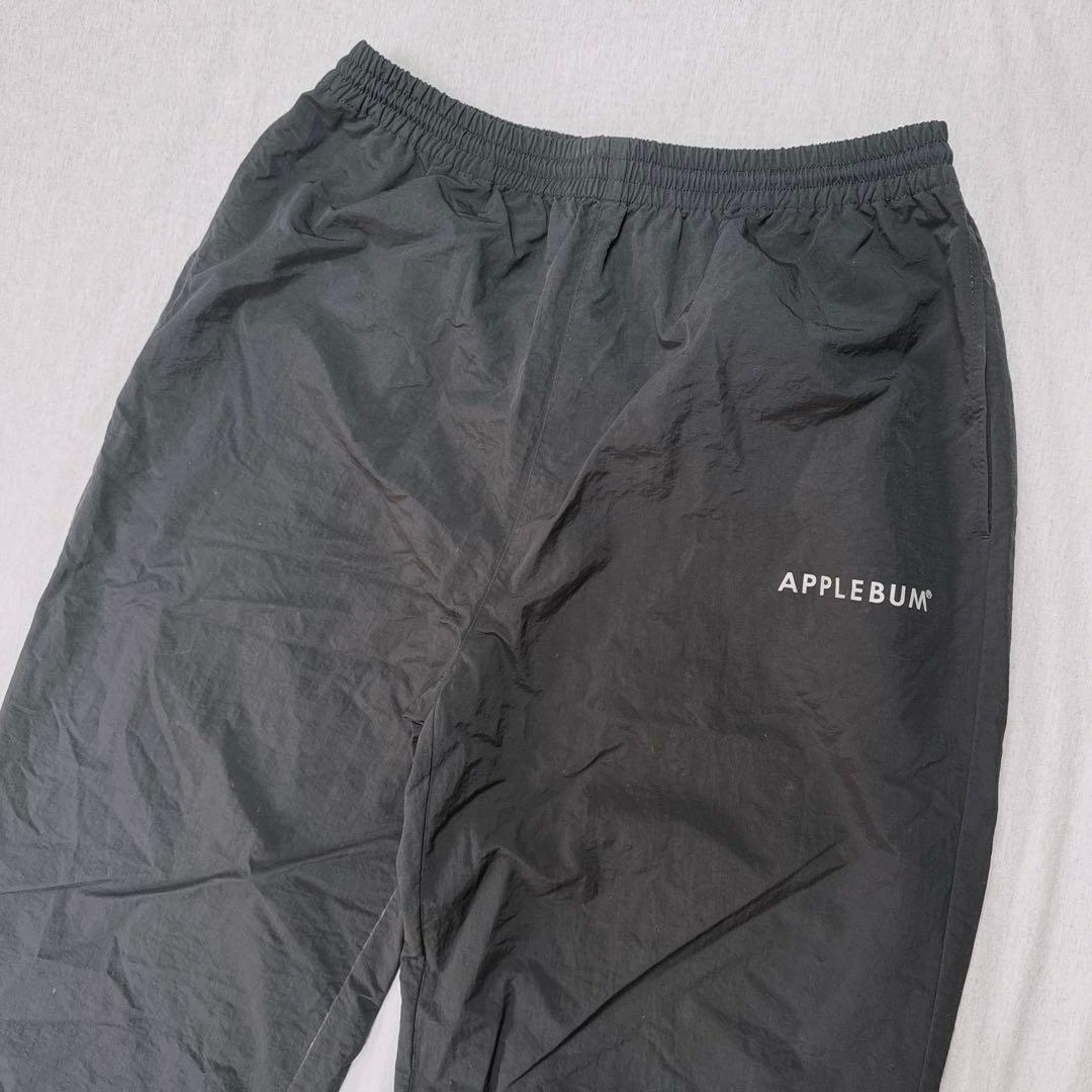 APPLEBUM アップルバム ナイロンセットアップ 黒 XL/L ロゴ