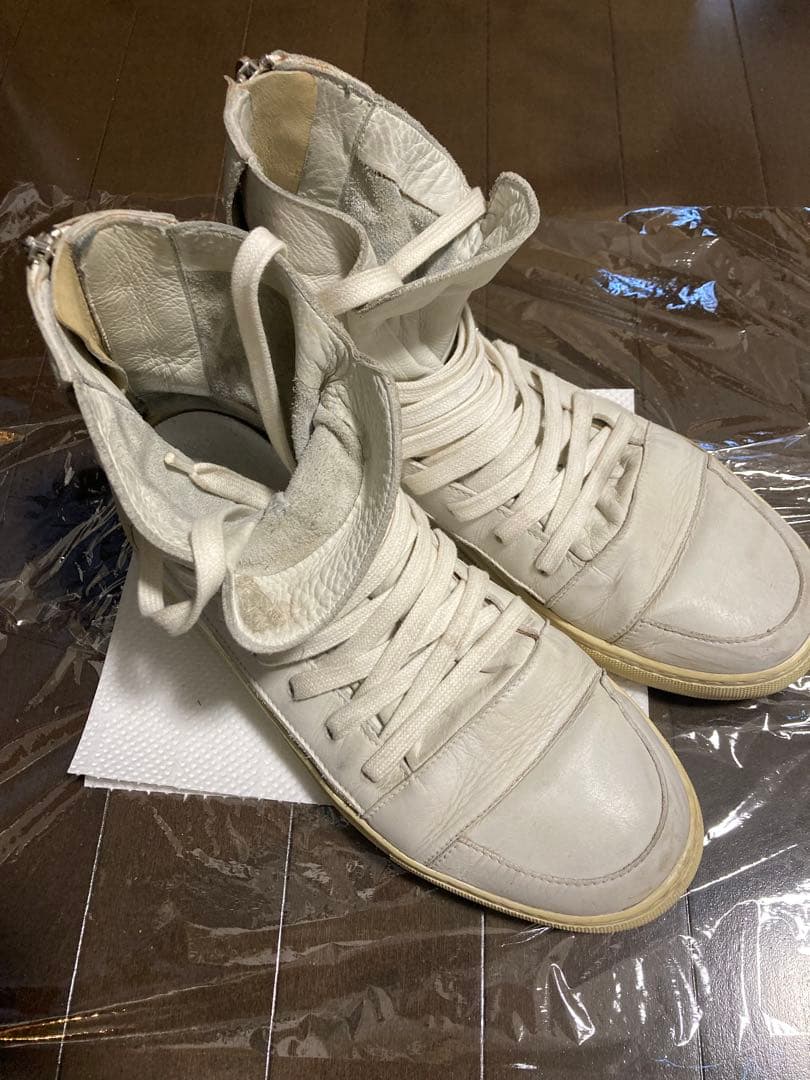 クリスヴァンアッシュ　レザースニーカー 42 KRIS VAN ASSCHE