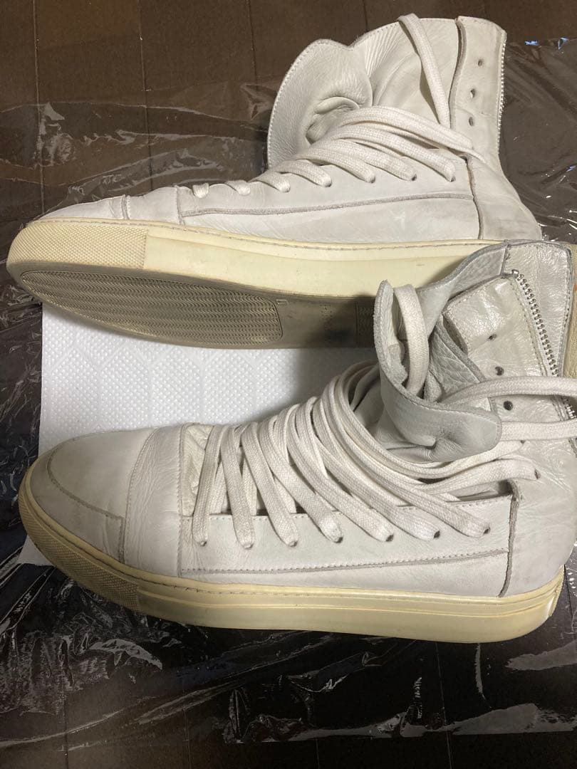 クリスヴァンアッシュ　レザースニーカー 42 KRIS VAN ASSCHE