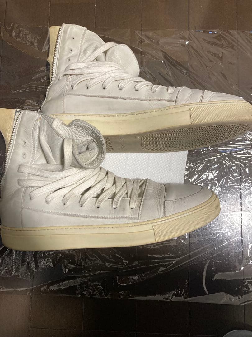 クリスヴァンアッシュ　レザースニーカー 42 KRIS VAN ASSCHE