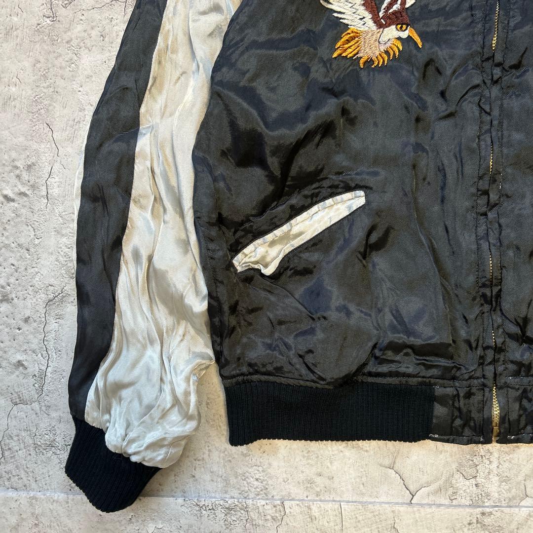 50s 復刻 WAREHOUSE 沖縄 スーベニア スカジャン 虎 鷹 サテン