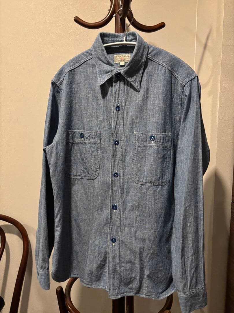 バズリクソンズ　シャンブレーシャツ　15-15/