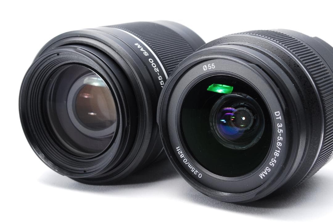 【ほぼ新品】SONY α65 ダブルズームレンズキット スマホ転送 初心者に