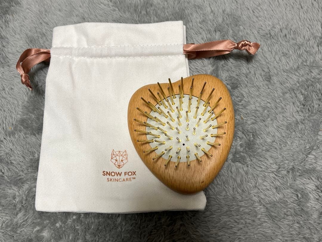  FOX SKINCARE ハート　ヘアブラシ　カッサ