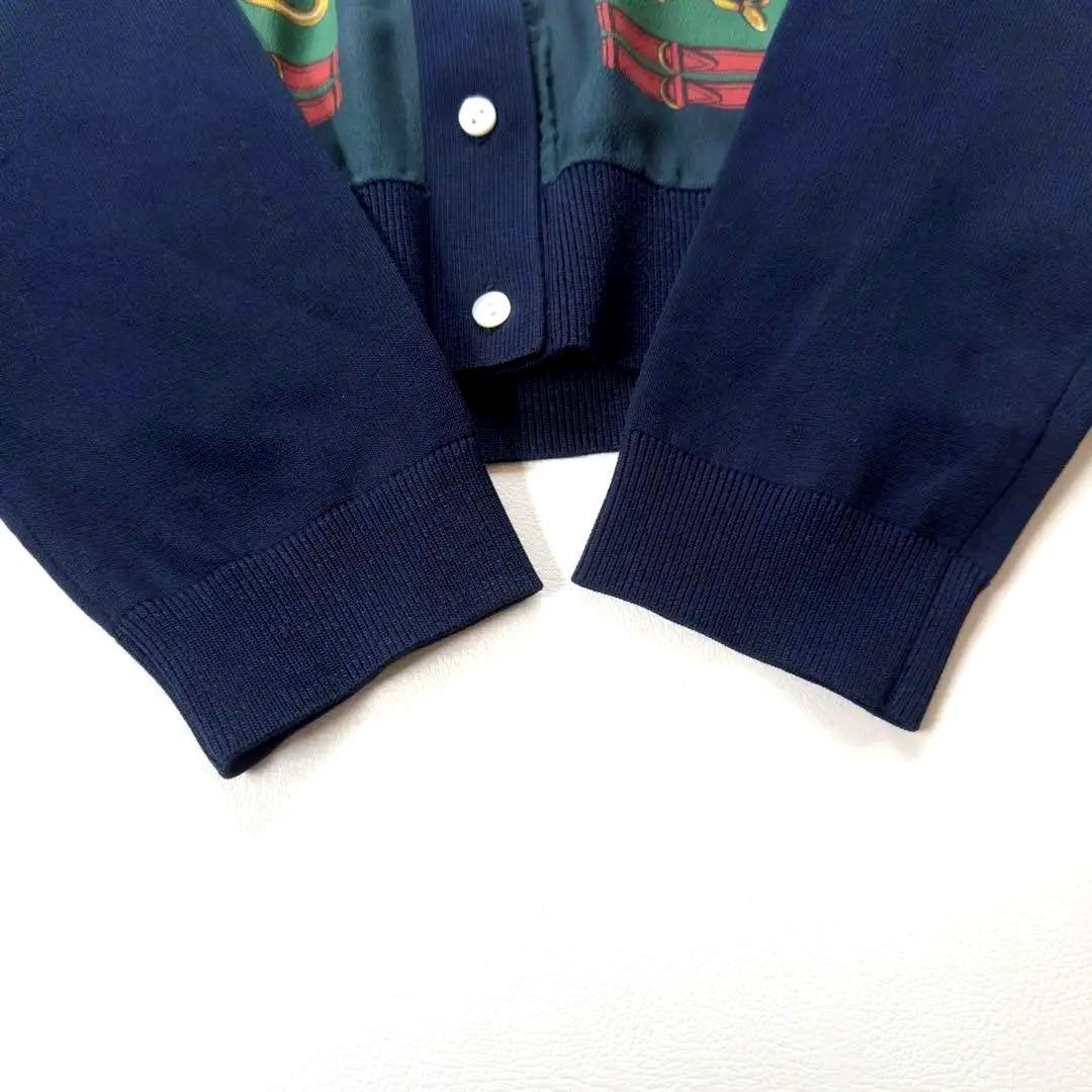2023年　23AW商品　ロペ　ヴィンテージスカーフ柄　カーディガン 40