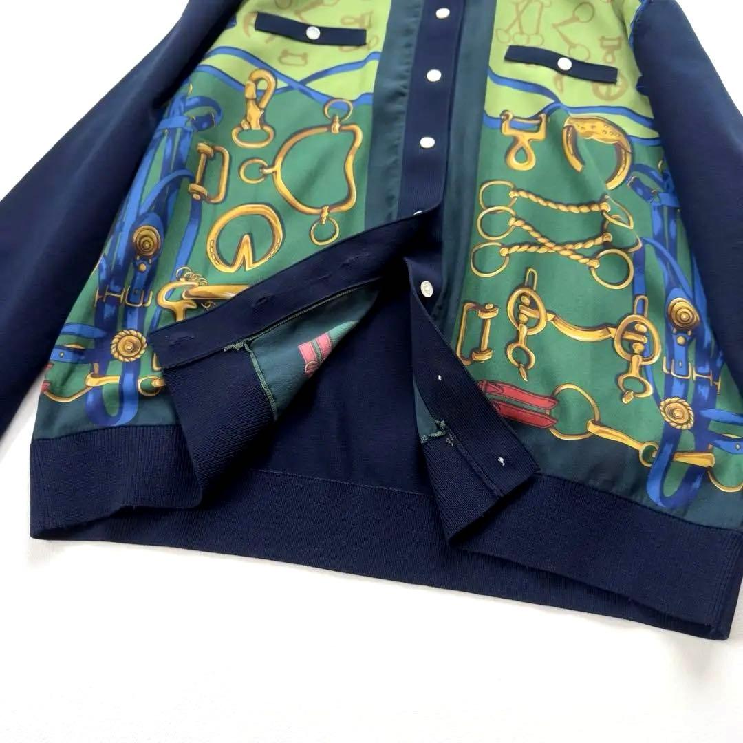 2023年　23AW商品　ロペ　ヴィンテージスカーフ柄　カーディガン 40