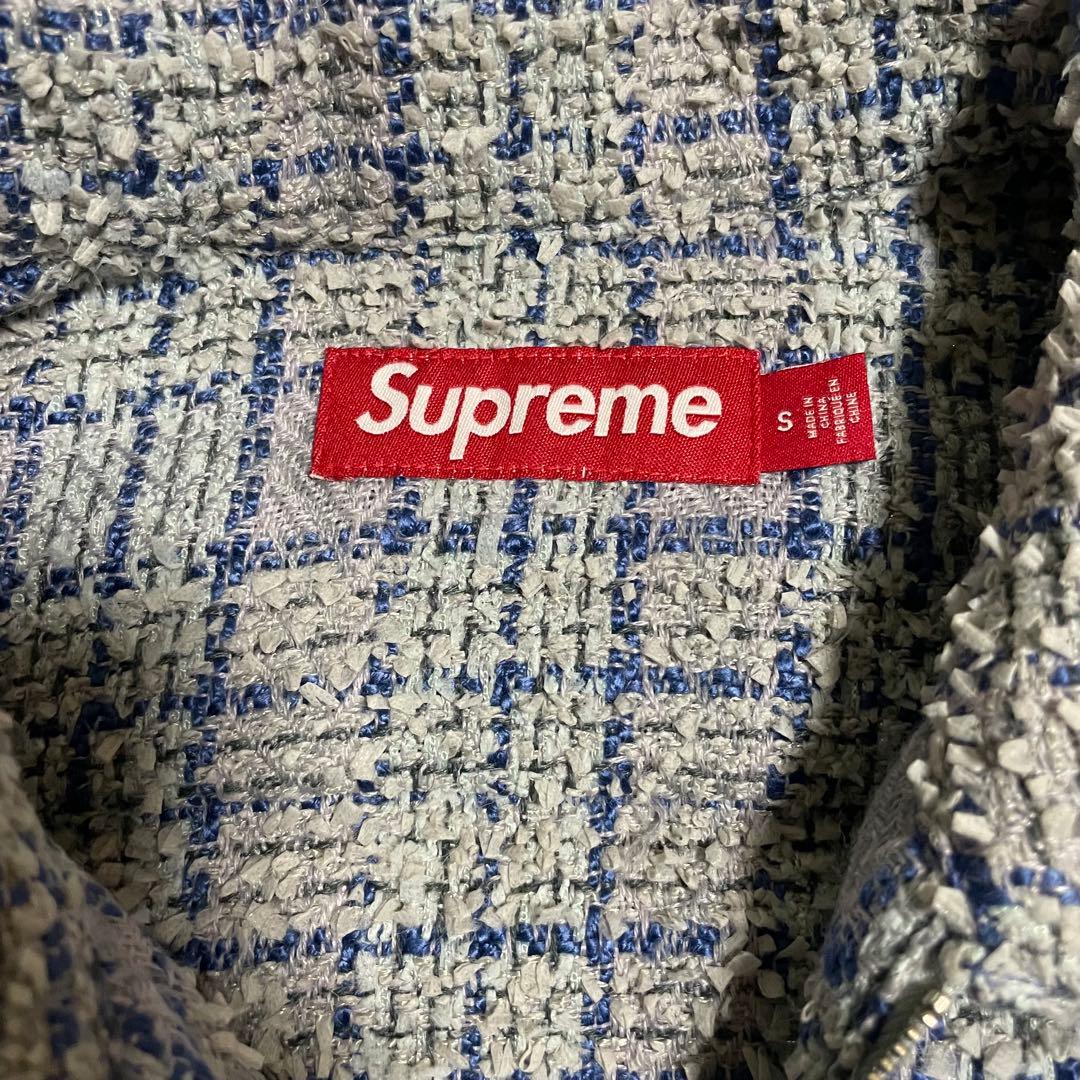 トップス Supreme Boucle Zip Up Shirt