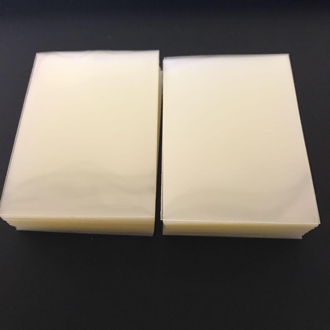 フォーラムスリーブ クリア 100枚 中古 希少