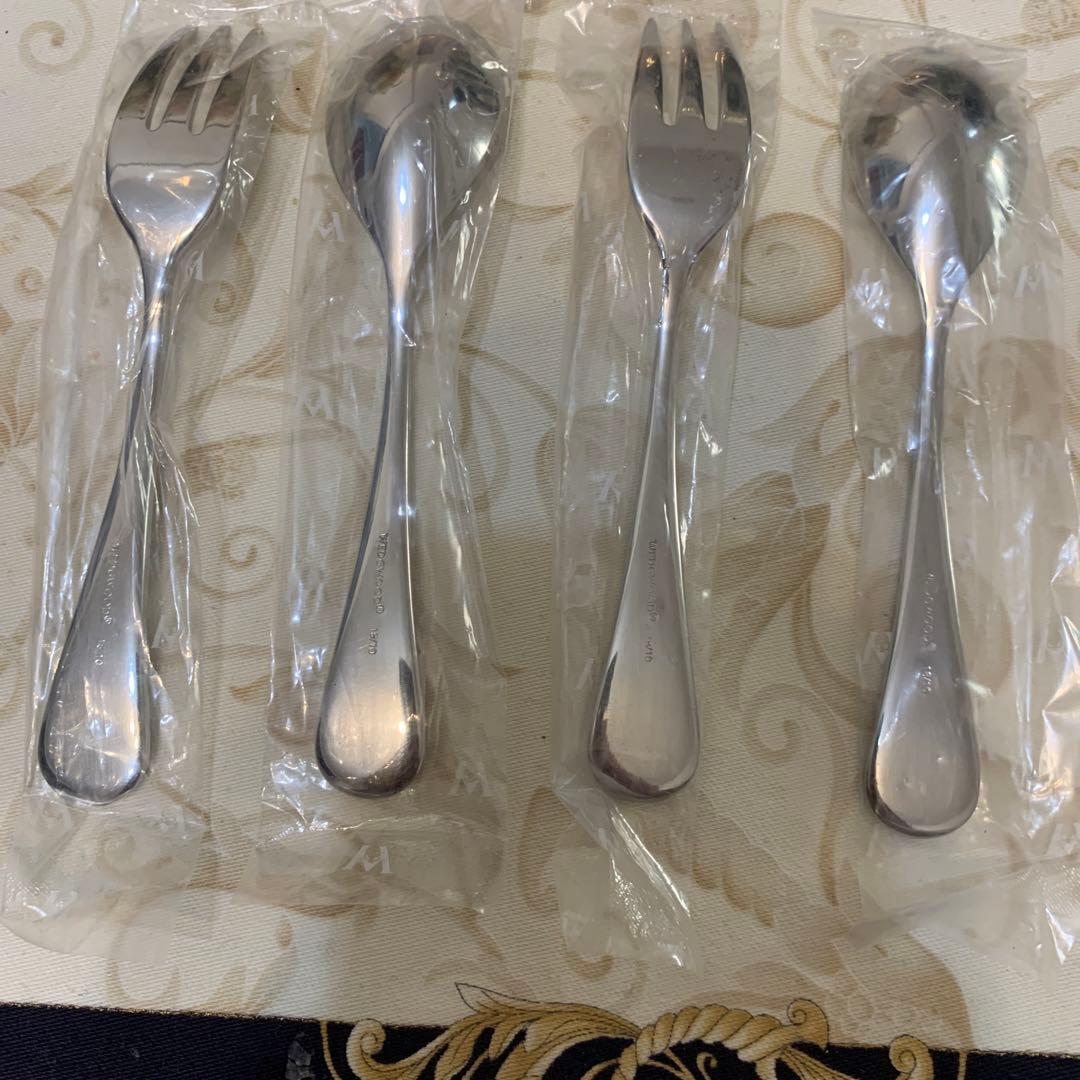 希少　ウェッジウッド スワル　カトラリー　デザートスプーン　デザートフォーク