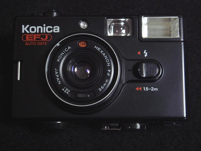 545 外観美品 コニカ EFJ konica c35 efj フィルムカメラ