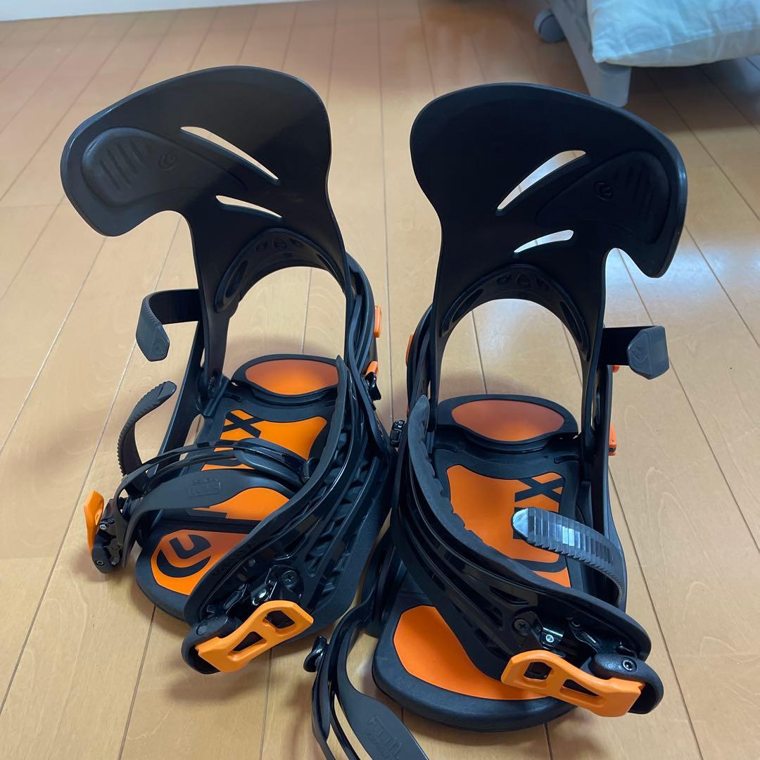 FLUX GT ビンディング Mサイズ ブラック/オレンジ