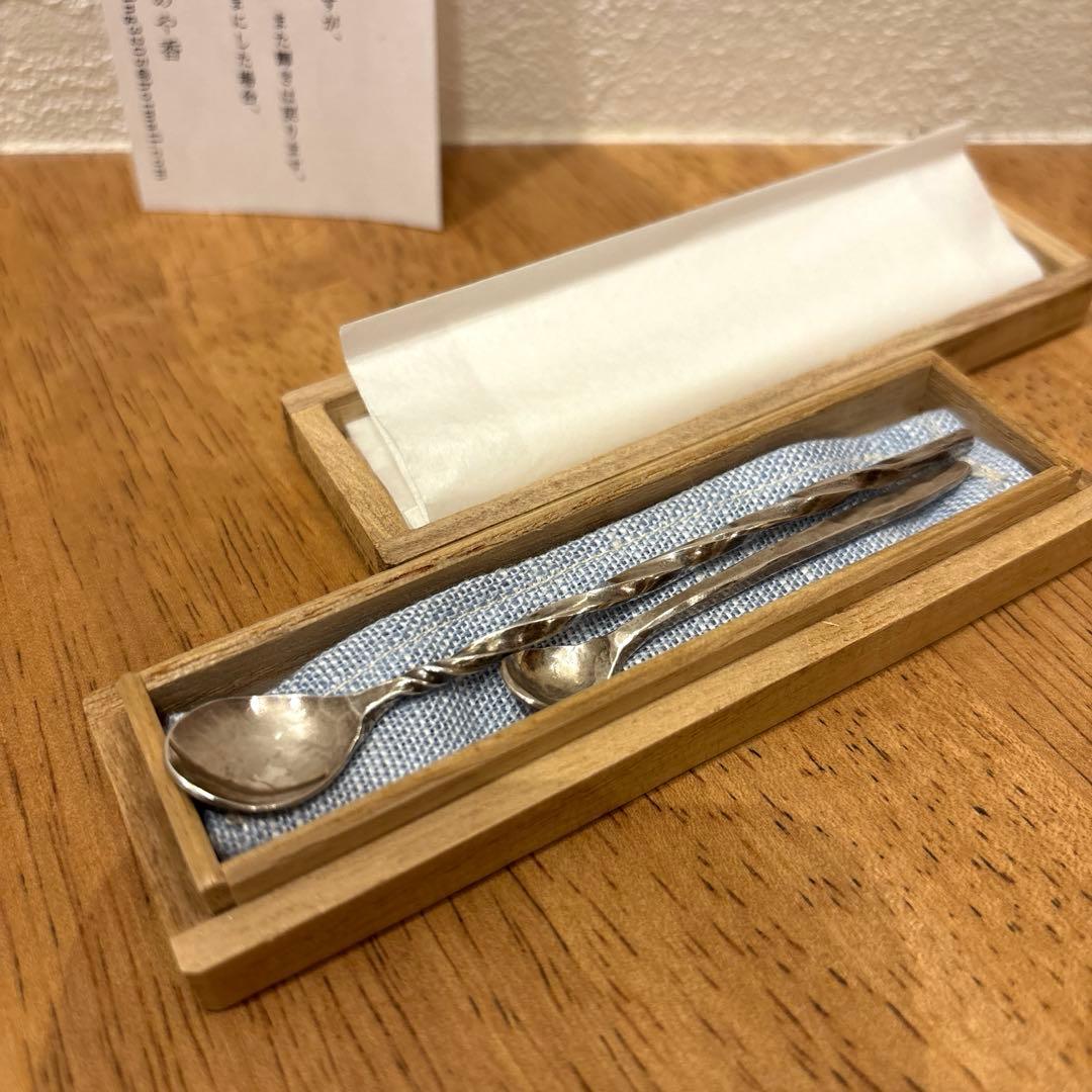 川地あや香　銀のさじ　純銀製
