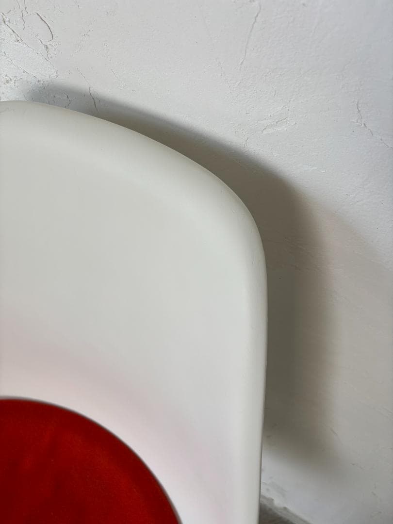 イームズ/Eamesシェルチェア ホワイト×オレンジ C