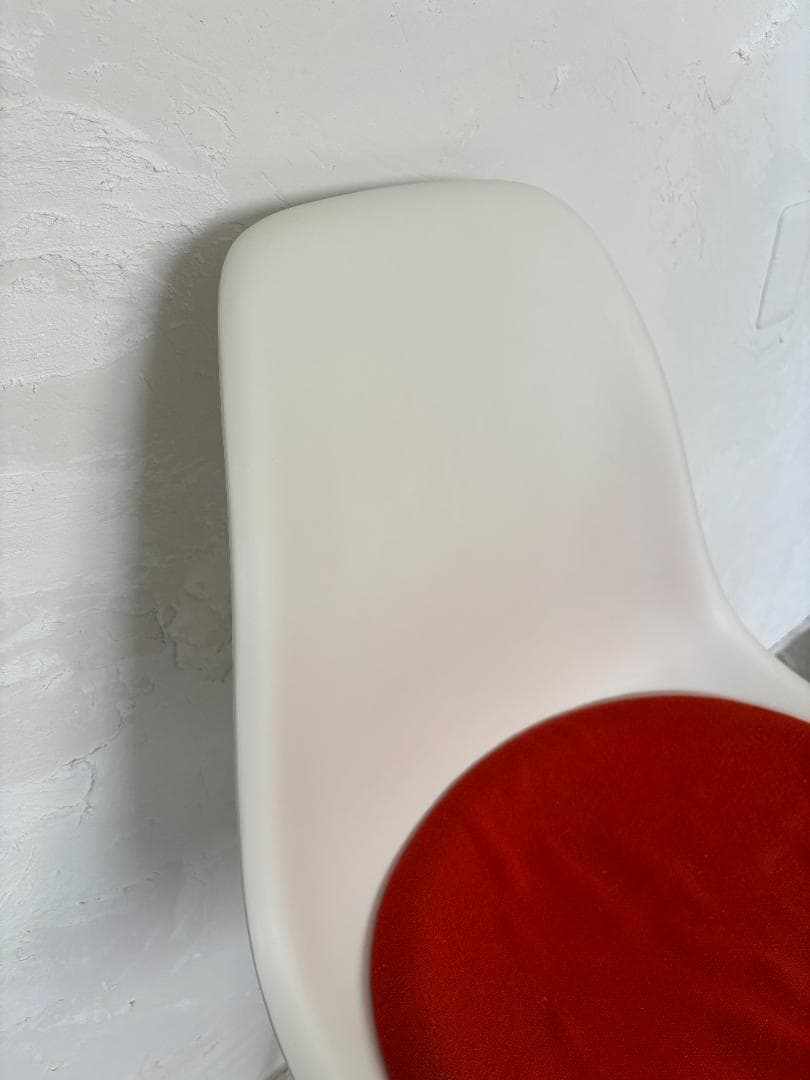 イームズ/Eamesシェルチェア ホワイト×オレンジ C