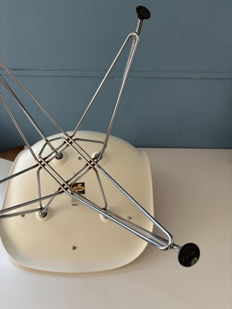 イームズ/Eamesシェルチェア ホワイト×オレンジ C