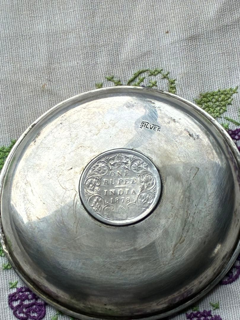 bluesky　アンティーク　シルバー　プレート　お皿　トレイ　銀製品