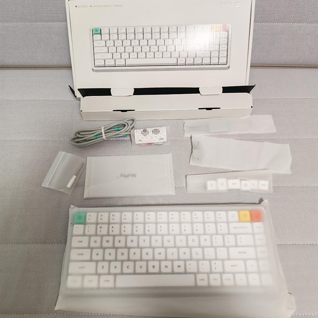 Nuphy Air75 V3 US配列 Blush Nano軸 ANSI 英字