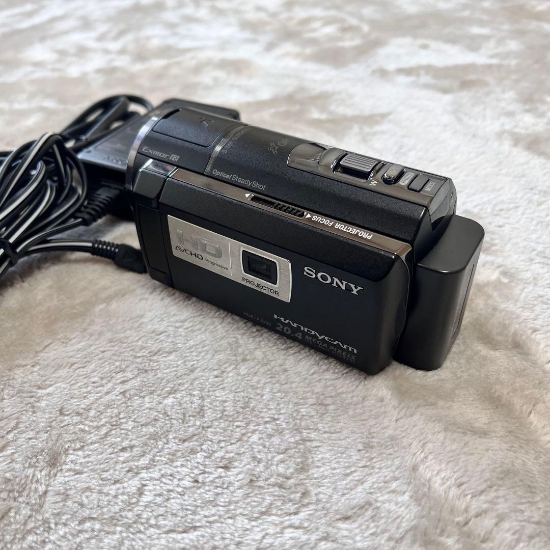 SONY HDビデオカメラ Handycam HDR-PJ590V ブラック