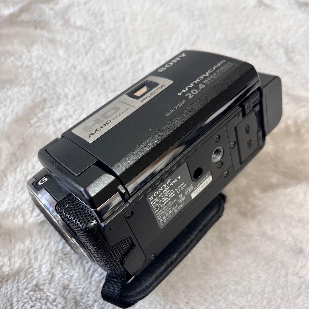 SONY HDビデオカメラ Handycam HDR-PJ590V ブラック