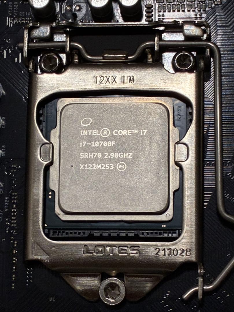 corei7-10700F＋Asrock B460 マザボ