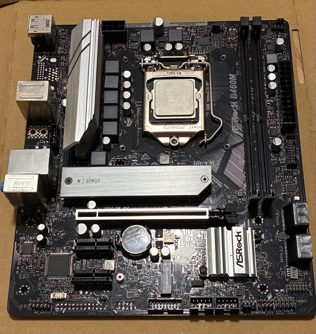 corei7-10700F＋Asrock B460 マザボ