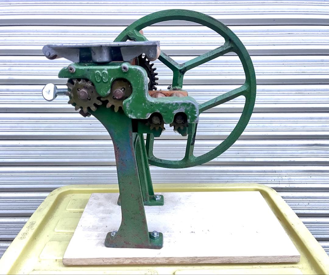 小野式　製麺機　1型　清掃済み　即日又は翌日発送　真鍮綺麗です。