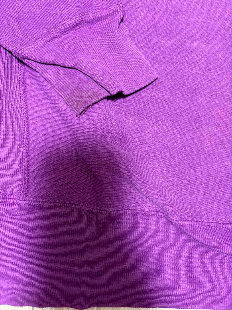 最終値下げ❗️Champion パープル スウェット リバースウィーブ