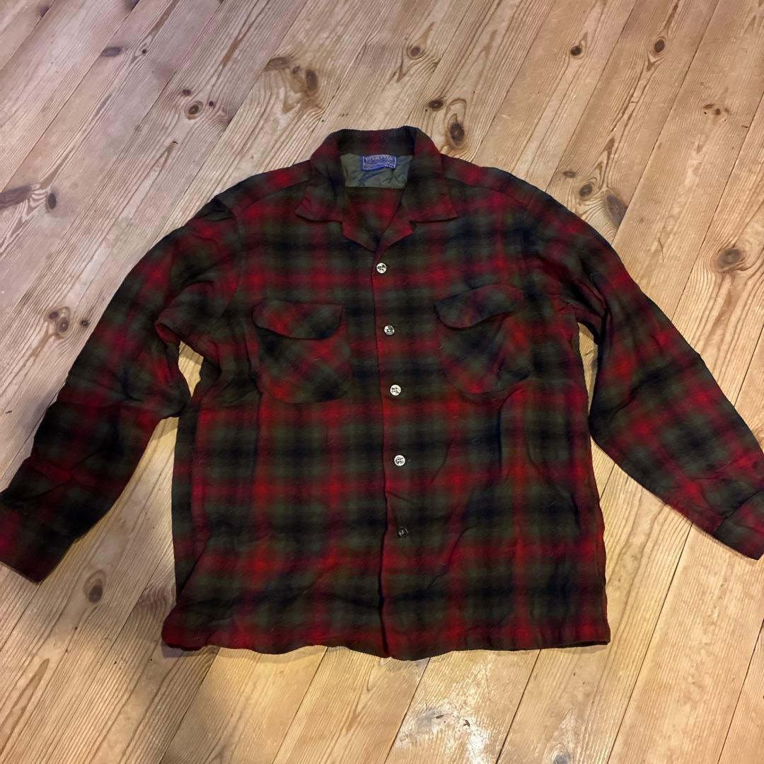 つ*す様 PENDLETON 60s オンブレ　ボードシャツ