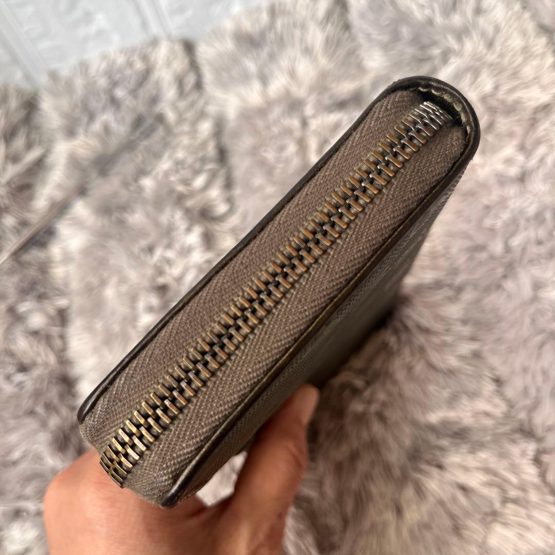 極美品✨グッチ GGメタリック　インプリメ　長財布　ラウンド　インターロッキング