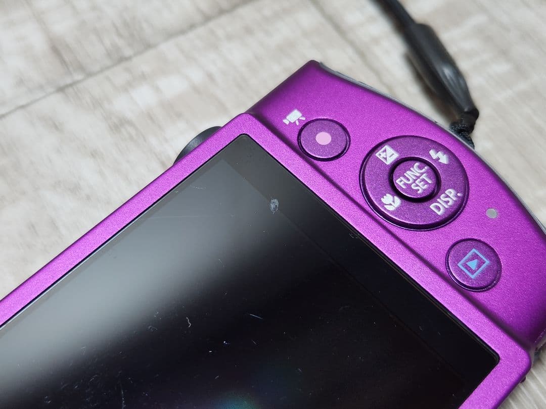 液晶不良 Canon IXY 600F パープル デジタルカメラ デジカメ