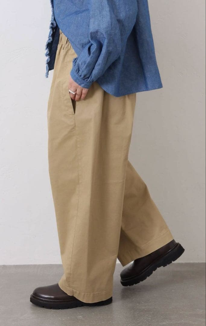 JOURNAL STANDARD LUXE ツイルストレッチ イージーパンツ