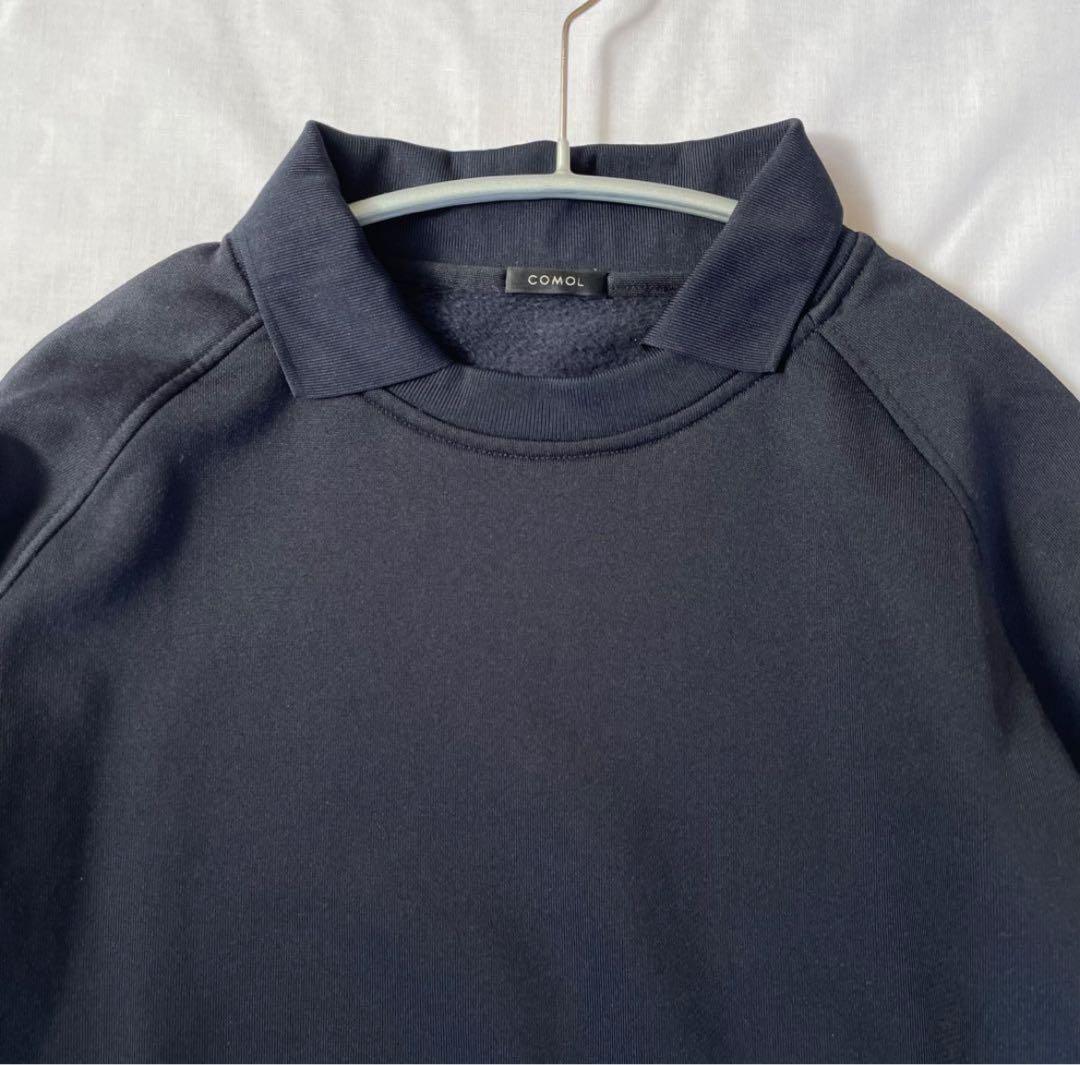 COMOLI コモリ　19AW ナイロンコットン　Q03-05008 Navy