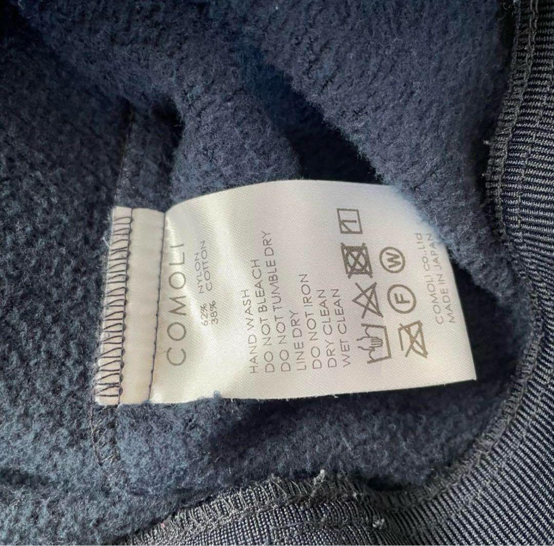 COMOLI コモリ　19AW ナイロンコットン　Q03-05008 Navy