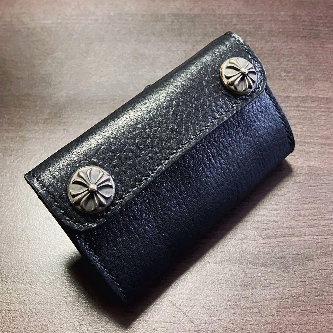 最高級革使用！総手縫い xyz本革ケース 洋白製オリジナルコンチョ