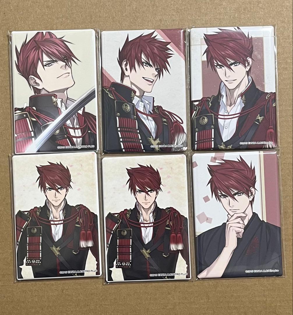 大包平　スクエア缶バッジ　6点セット