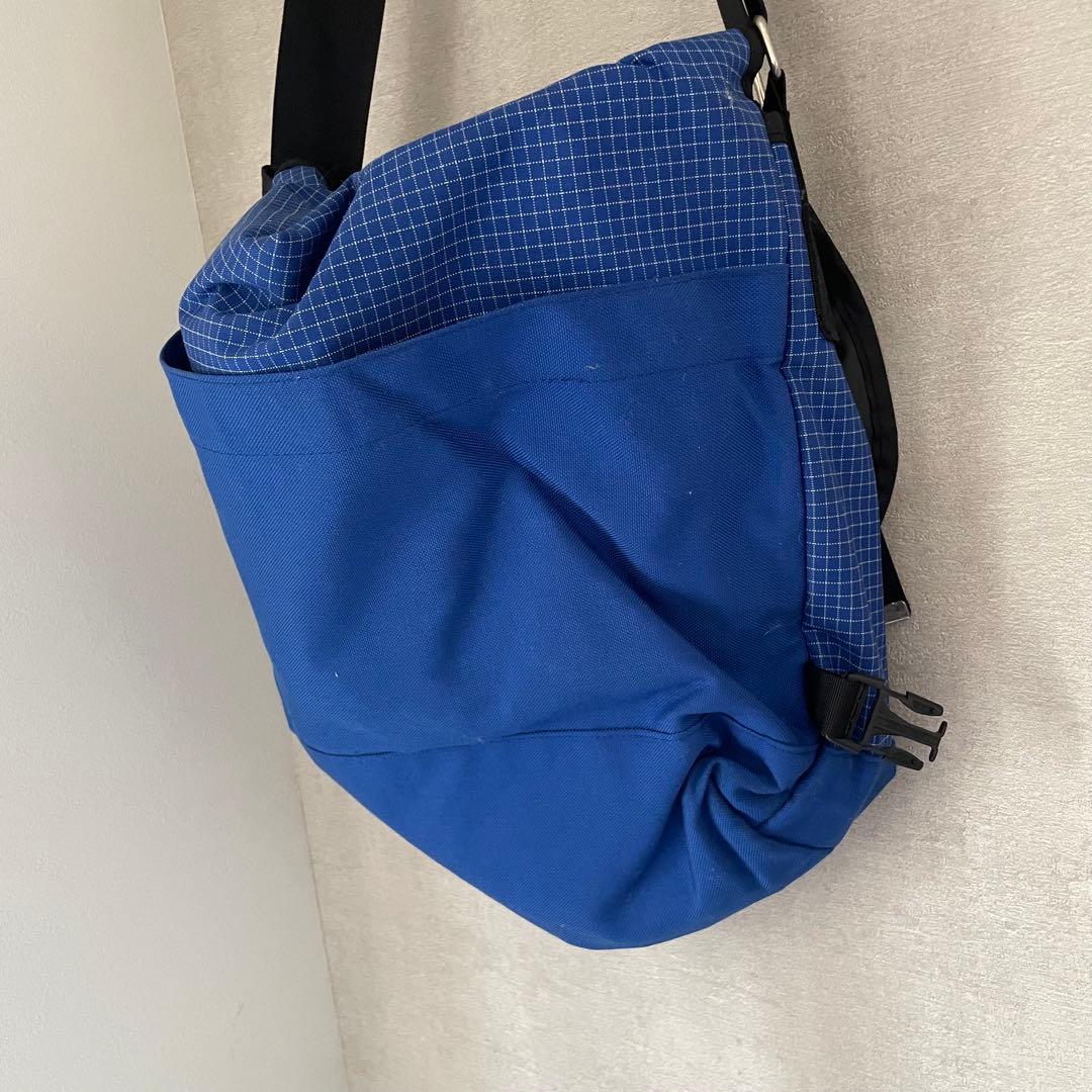 Supreme ブルー チェック柄 メッセンジャーバッグ